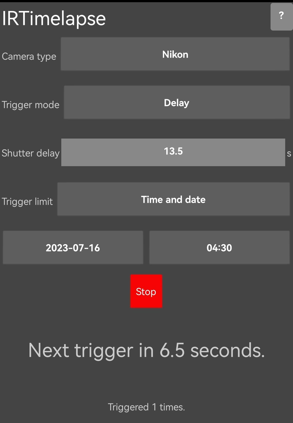 IRTimelapse